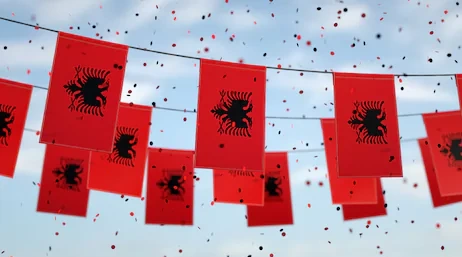 Albania Flag String