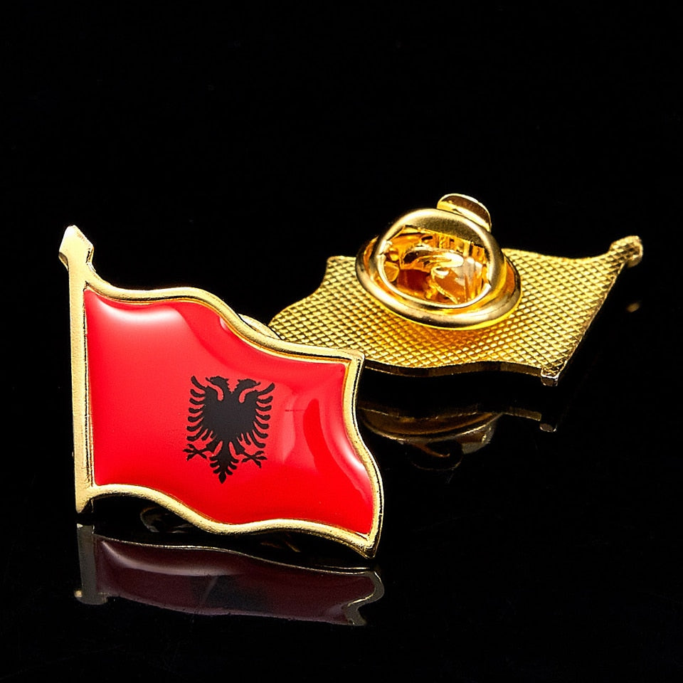 Albania Flag Pin Badge