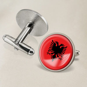 Albania Flag Cufflinks