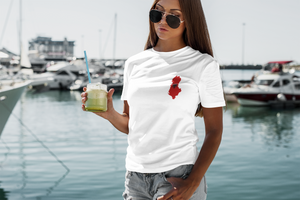 Albania map White Women's T-shirt